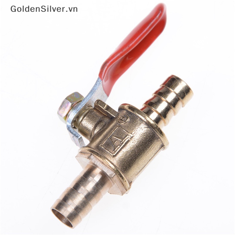 Van Nối Ống Nhiên Liệu 8mm 5 / 16 &quot;Bằng Đồng Thau Màu Vàng Kim