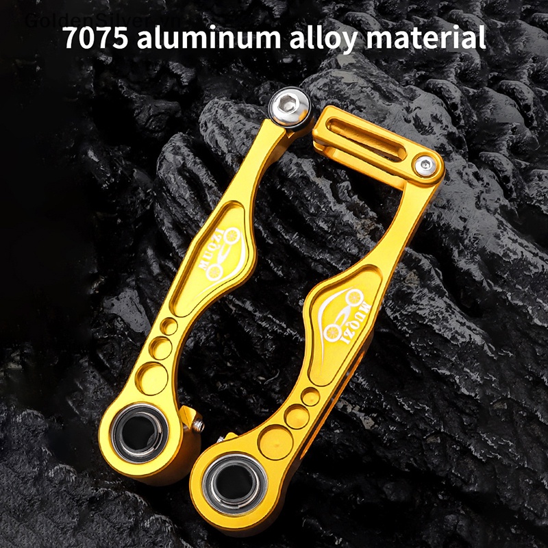 Bộ Kẹp Phanh Chữ V Màu Vàng Bạc Bằng Hợp Kim Nhôm Siêu Nhẹ Chuyên Dụng Cho Xe Đạp Leo Núi