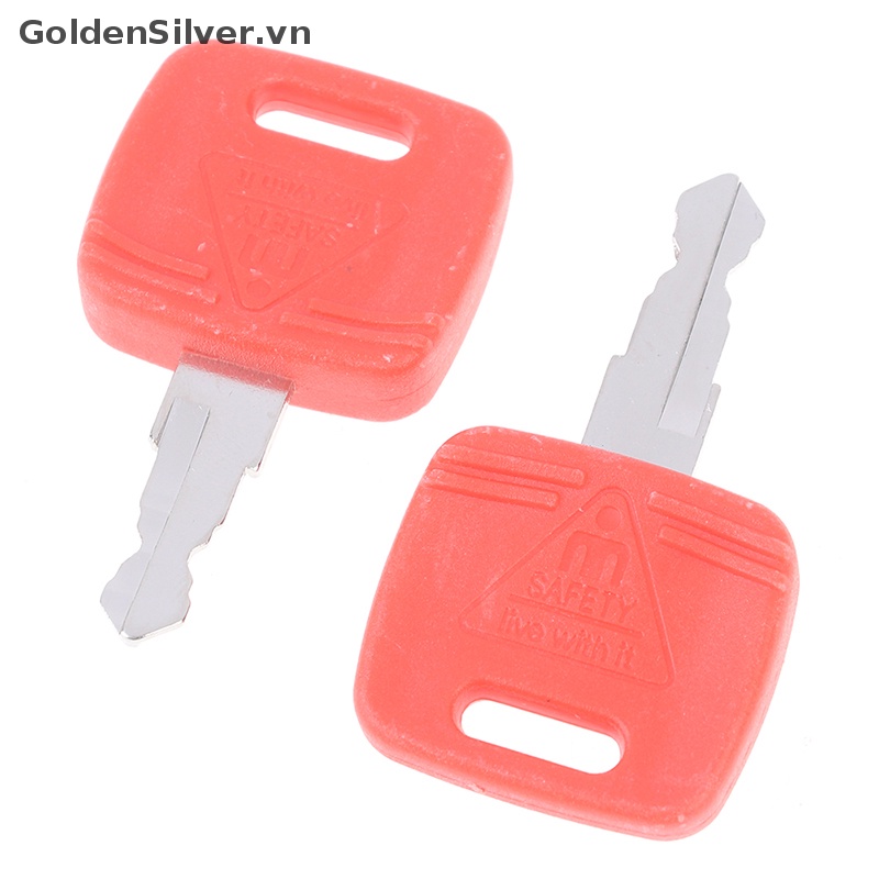 Set 2 Chìa Khóa Khởi Động Màu Vàng Bạc Cho John Deere183935 Vn