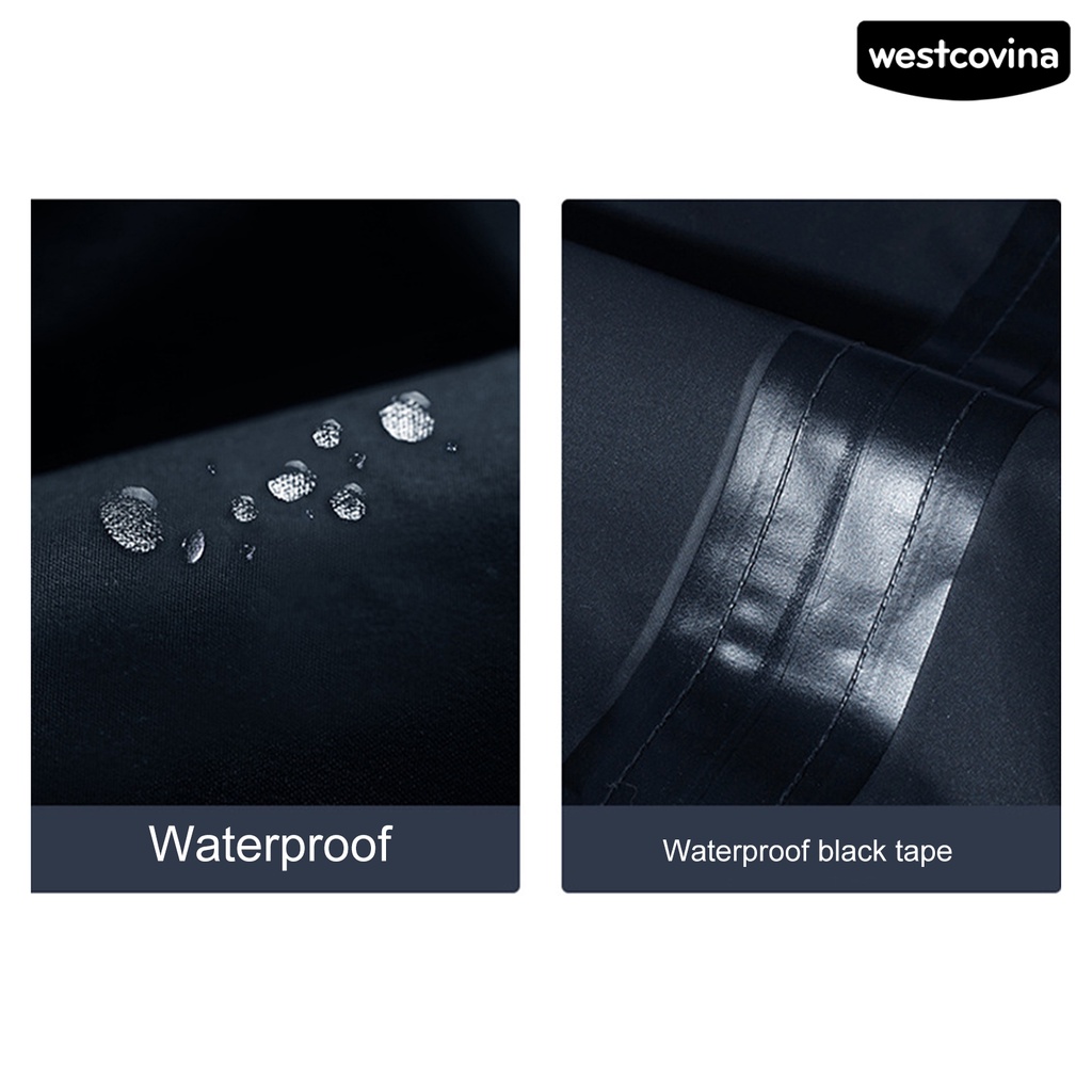 [COD]☁1 Bộ Áo Mưa Thoáng Khí Với Dải Phản Quang Chống Nước Chống Mài Mòn Hai Lớp Dành Cho Lái Xe