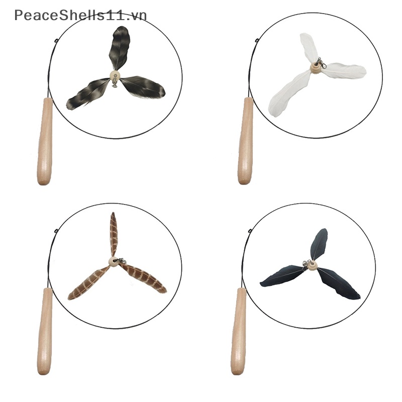 Gậy Trêu Mèo Đính Lông Vũ Có Thể Thay Thế Vui Nhộn