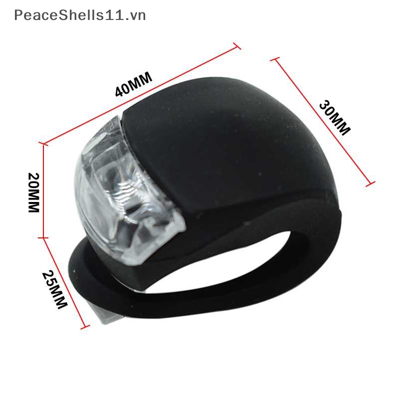Đèn LED Silicone Gắn Phía Trước Xe Đạp Chống Thấm Nước
