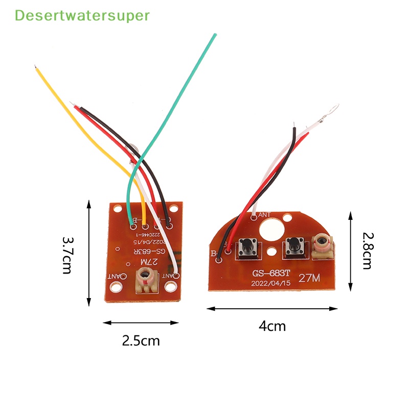 Bảng Mạch Điều Khiển 2CH RC 27MHz PCB Và Hệ Thống Nhận Tín Hiệu Radio Cho Xe Ô Tô Đồ Chơi