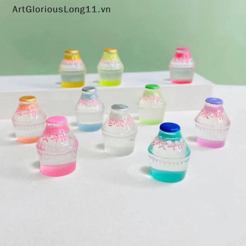 Set 5 Bình Dạ Quang Đồ Chơi Búp Bê Nghệ Thuật Bằng Nhựa Resin Craf.