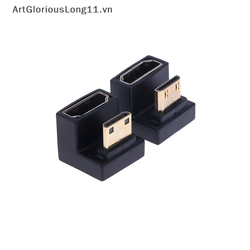 Đầu Chuyển Đổi Mini HD Sang HDMI Chữ U Góc Xoay 360 Độ Tiện Dụng