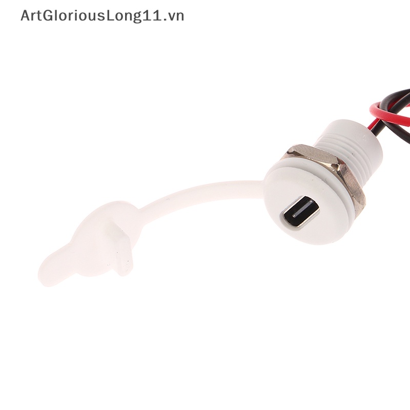 Set 1 / 5 Đầu Nối USB Type-C Chống Nước Kèm Đai Ốc TPC Sạc Nhanh