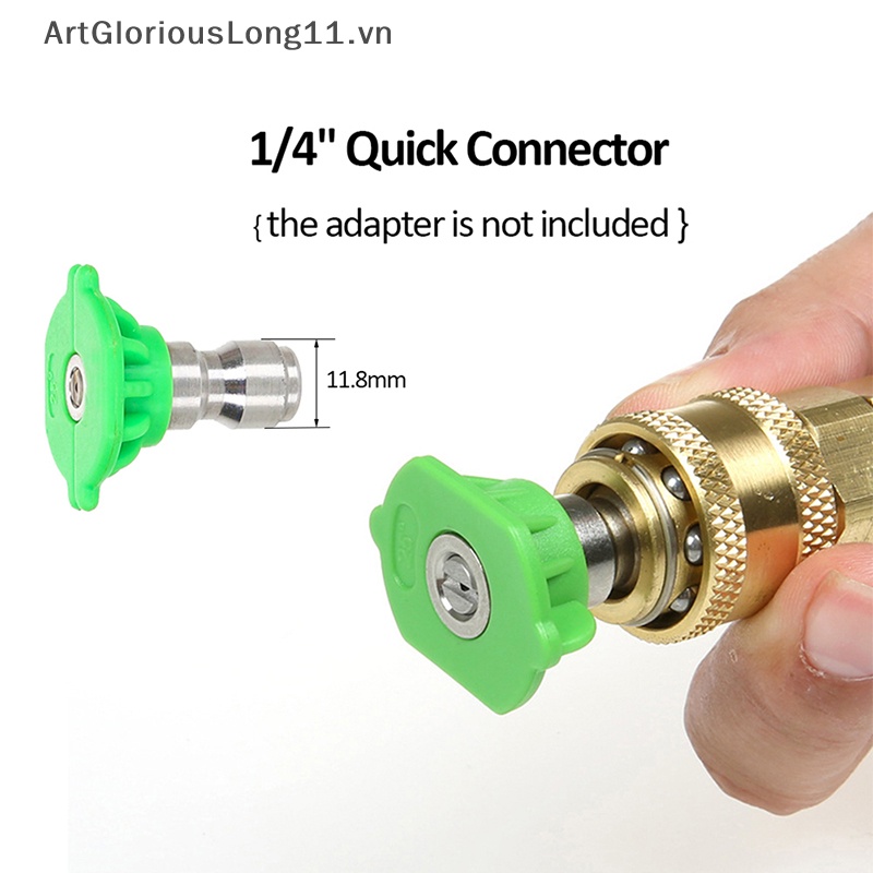 Đầu Nối Vòi Xịt Nước 1 / 4 &quot;Với 5 Đầu Nối Bằng Đồng Áp Suất Cao