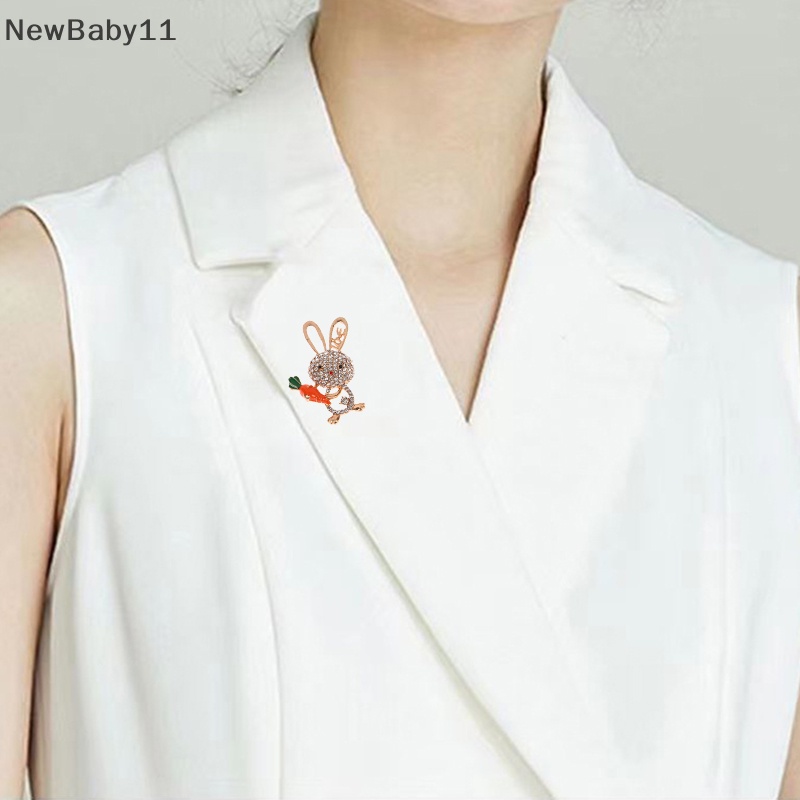Ghim Cài Áo Hình Thỏ Hoạt Hình Đáng Yêu Dành Cho Nữ