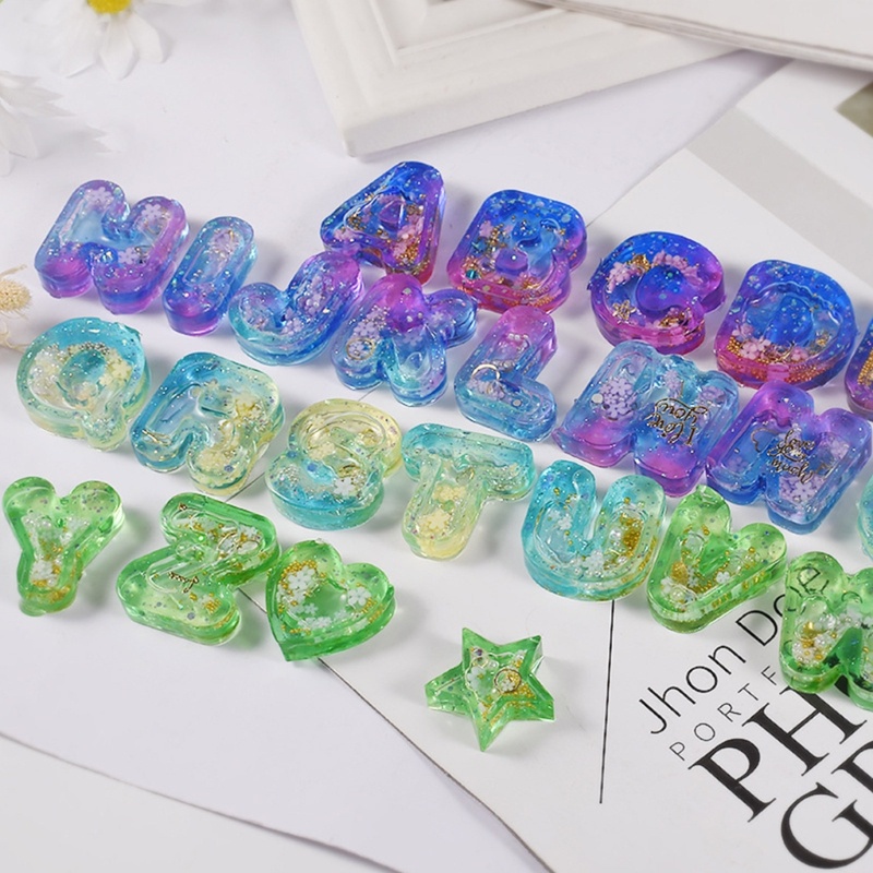 Khuôn Làm Móc Khóa / Trang Sức Hình Chữ Mojito Độc Đáo Tiện Dụng