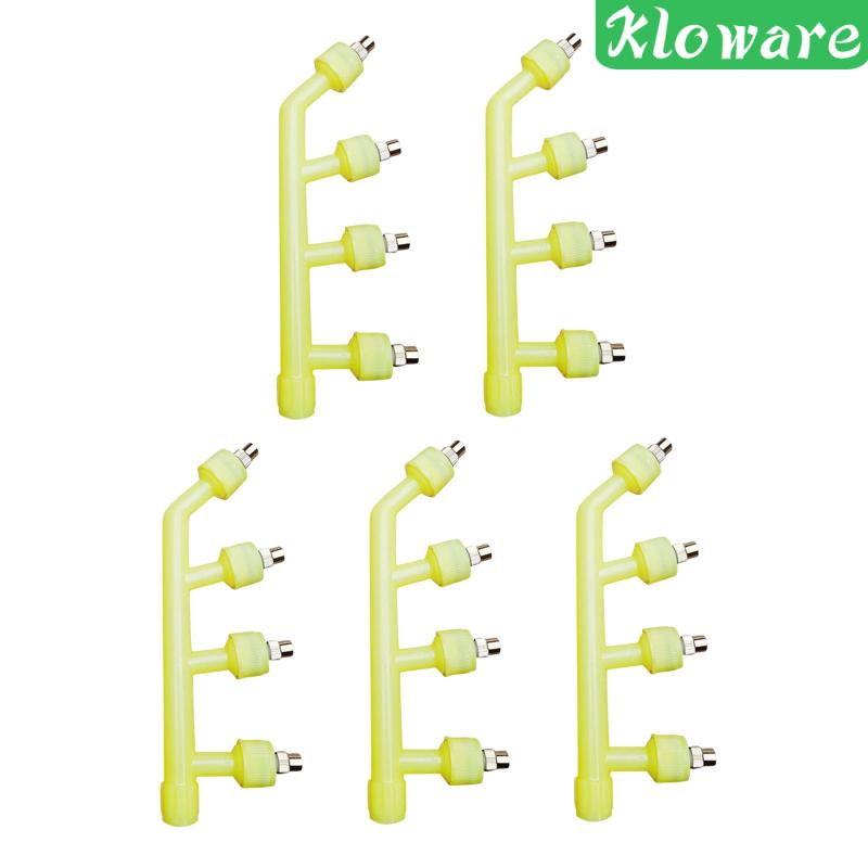 Bộ 5 Đầu Vòi Phun Nước Tưới Cây Bằng Đồng Thau Cho Xe Hơi / Nhà Kính