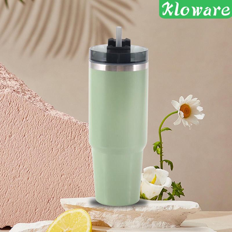 Cốc Uống Nước Bằng Thép Không Gỉ Có Nắp Và Ống Hút Chắc Chắn Sturdy