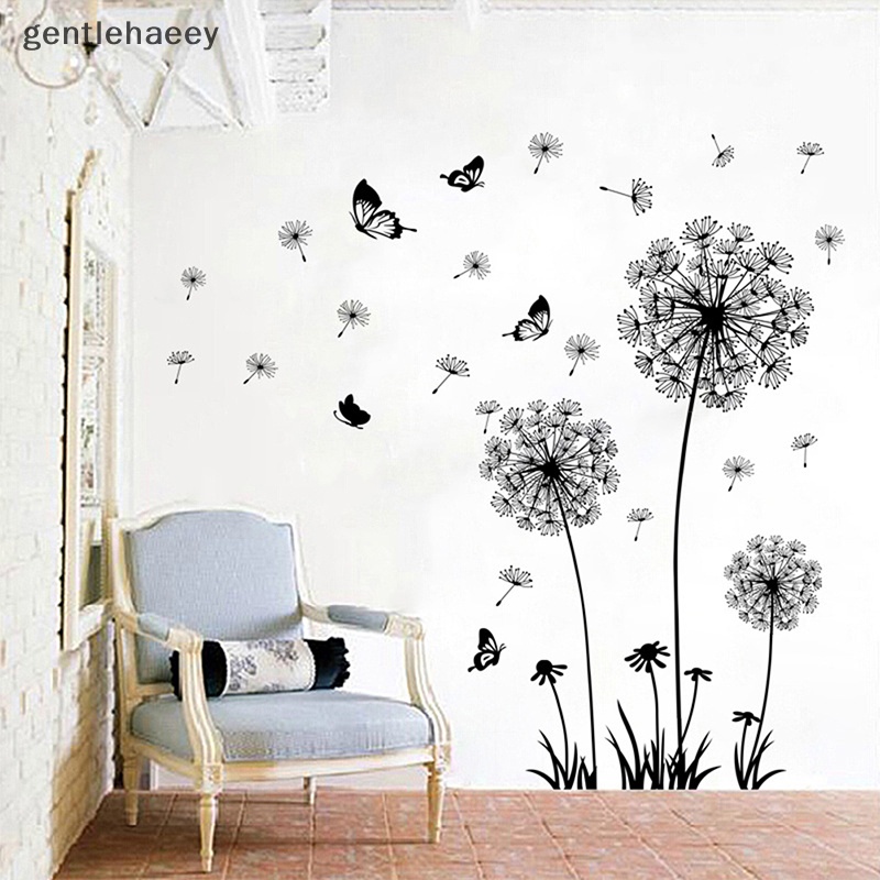 Miếng Dán Tường Trang Trí Phòng Ngủ Màu Đen Sticker Dán Tường Nghệ Thuật Độc Đáo