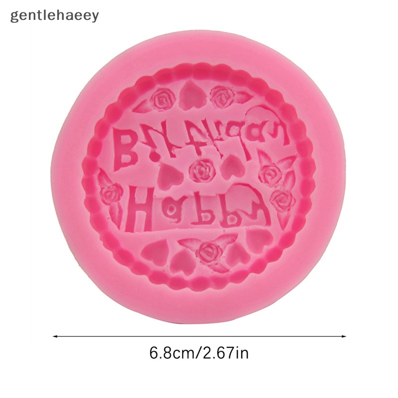 Khuôn Silicone Tạo Hình Chữ Happy Birthday Trang Trí Bánh