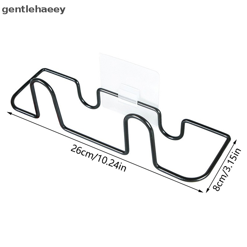 Kệ Sắt Dán Tường Đựng Giày Dép Màu Đen Tiện Dụng Cho Phòng Ngủ