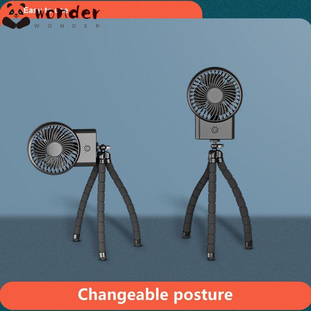 Quạt Sạc USB Cầm Tay Hình Bạch Tuộc Xinh Xắn