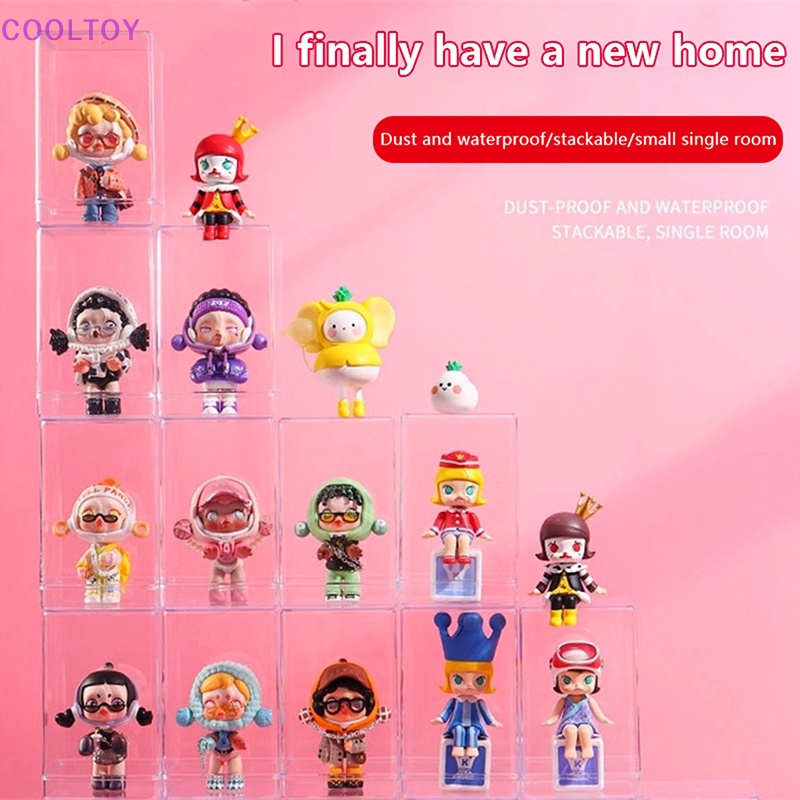 1 Hộp Trưng Bày Mô Hình Búp Bê COOLTOY Cỡ Nhỏ Trong Suốt Chống Bụi