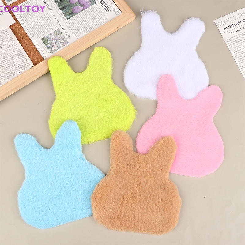 Cooltoy Thảm Lông Hình Thỏ Mini Trang Trí Nội Thất Nhà Búp Bê
