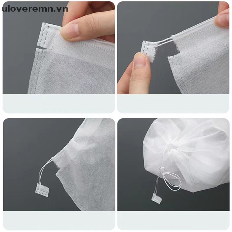 Bộ 10 Túi Đựng Giày Bằng Vải Không Dệt Trong Suốt Chống Bụi