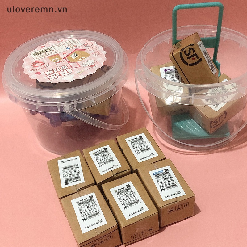 1 Bộ Hộp Carton Express Mini Trang Trí Nội Thất Cho Nhà Búp Bê Tỉ Lệ 1: 12