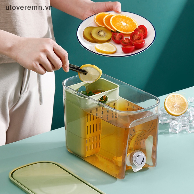 Uloveremn Bình Đựng Nước Lạnh Có Vòi Rót Tiện Dụng