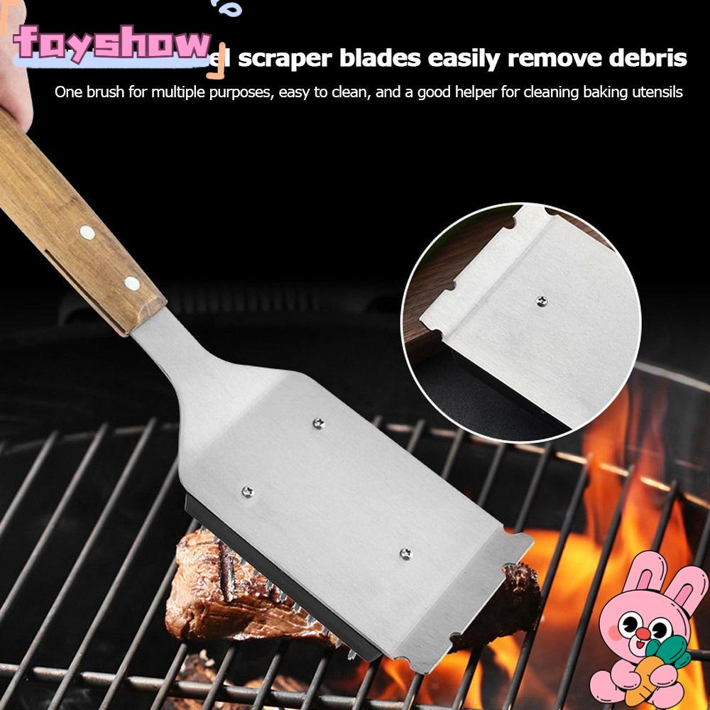 Cọ Vệ Sinh Vỉ Nướng Bbq Bằng Thép Không Gỉ Siêu Bền Tiện Dụng