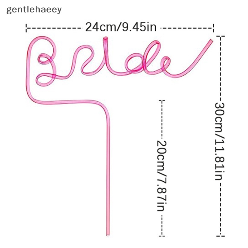 Gent Bride To Be Ống Hút Mùa Hè Trang Trí Đám Cưới Đính Hôn Cô Dâu