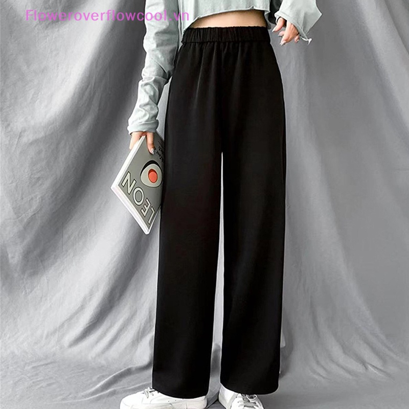 Quần Dài FOFC Ống Rộng Lưng Thun Thời Trang Mùa Hè Thanh Lịch