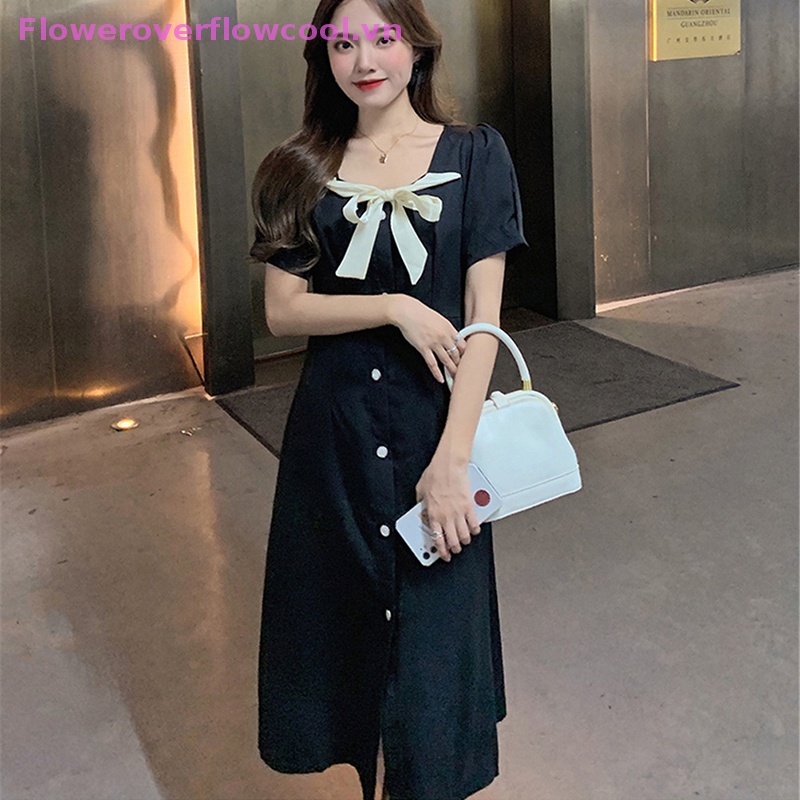 Đầm Dáng Chữ A Tay Ngắn Cổ Chữ V Thời Trang Mùa Hè 2023