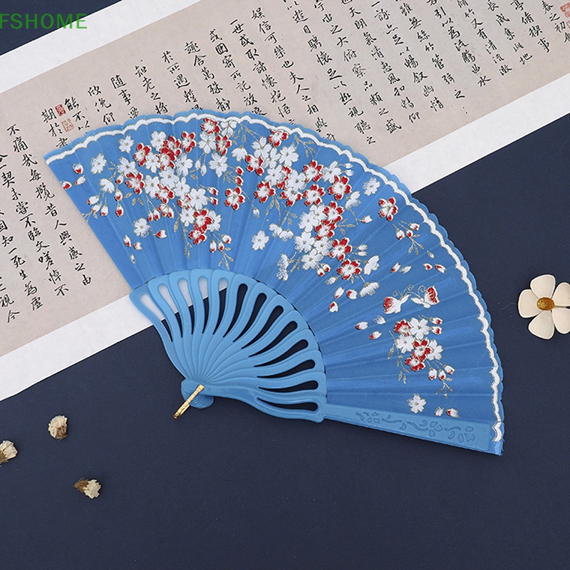 Quạt Xếp Cầm Tay Phong Cách Trung Hoa Cổ Điển Cao Cấp Mới