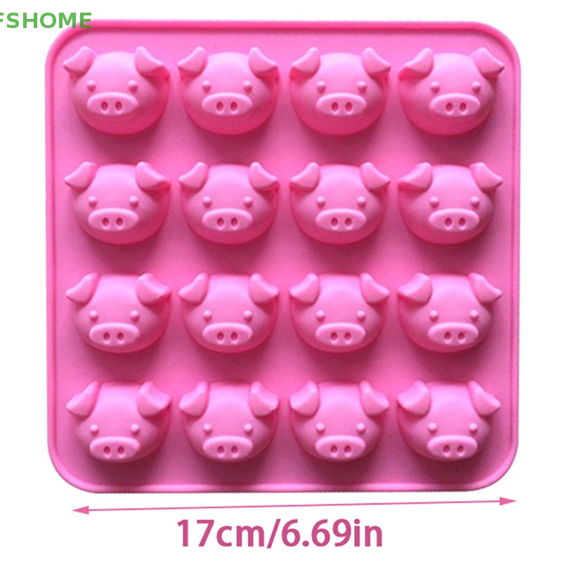 Khuôn Silicone Làm Bánh Hình Heo Con Xinh Xắn Mới