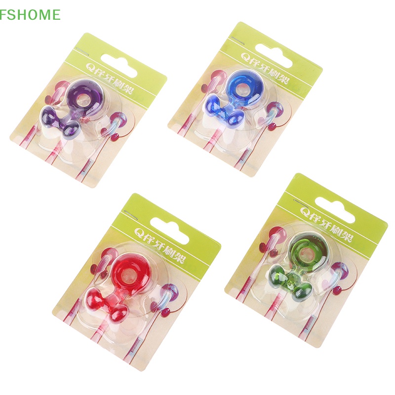 Fshome Giá Đỡ Bàn Chải Đánh Răng Hít Tường Nhà Tắm Nhà Bếp Mới