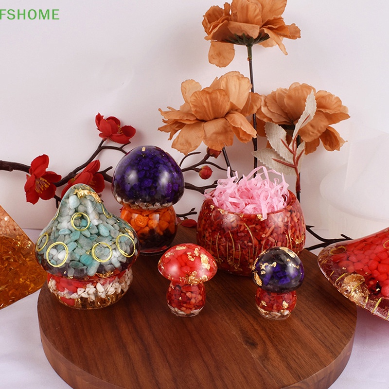 Khuôn Silicon Làm Đồ Trang Trí Hình Lọ Nấm Mới