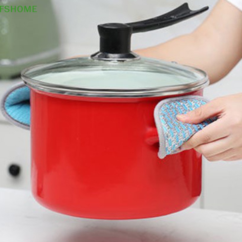 Fshome Miếng Bọt Biển Rửa Chén Hai Mặt Tiện Dụng Cho Nhà Bếp Mới