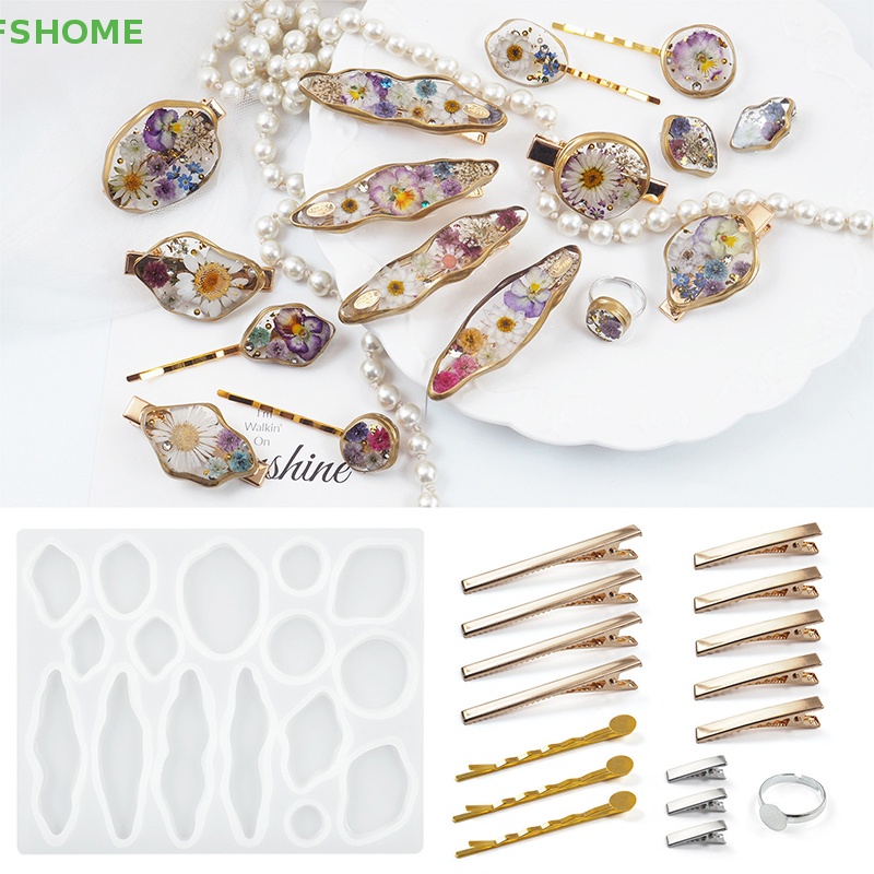 Khuôn Silicone Làm Kẹp Tóc / Trang Sức DIY Mới