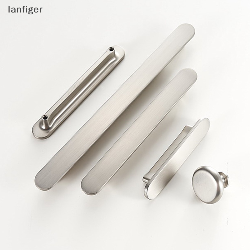Lanf Tay Nắm Cửa Tủ Hình Chữ Nhật Màu Trơn Cho Nhà Bếp EN