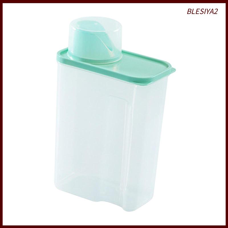 Set 2 Hộp Đựng Bột Giặt Trong Suốt Tiện Dụng