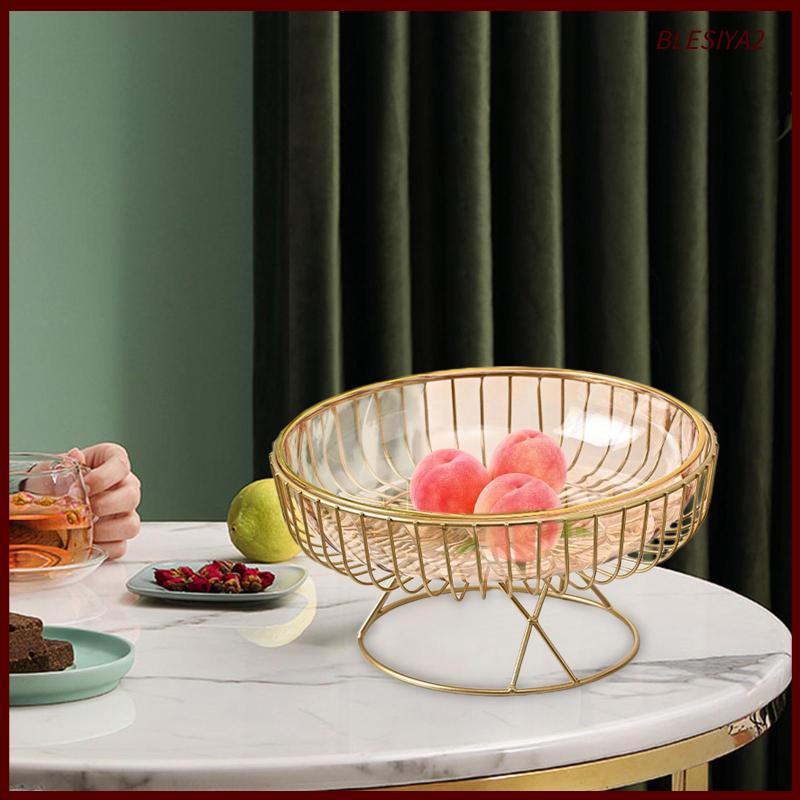 Giá Đỡ Trái Cây / Rau Củ Bằng Sắt Sáng Tạo Cho Phòng Khách / Bếp / Tiệc Tùng 2 Món