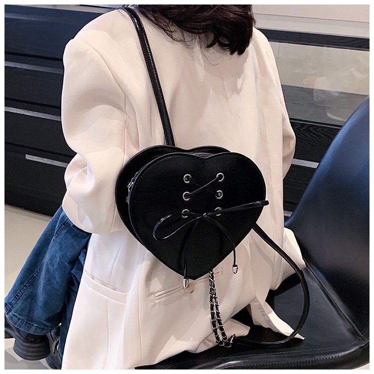 Ba Lô Hình Trái Tim Dễ Thương Cho Nữ