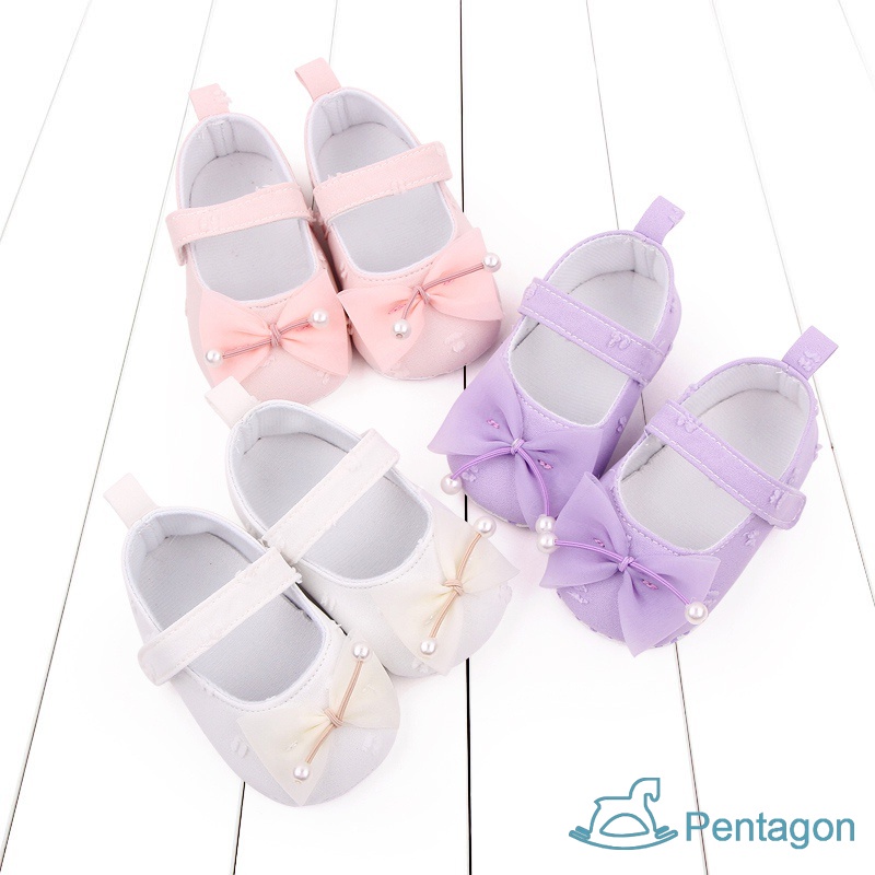 Giày Công Chúa Thắt Nơ Xinh Xắn Cho Bé Gái