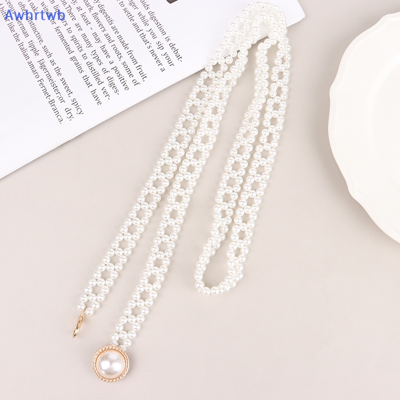 Thắt Lưng Chuỗi Ngọc Trai Thanh Lịch Cho Nữ Mới