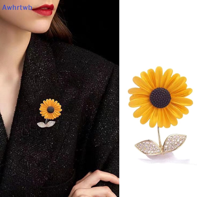 Trâm Cài Áo Hình Hoa Hướng Dương Sáng Tạo Dễ Thương Mới