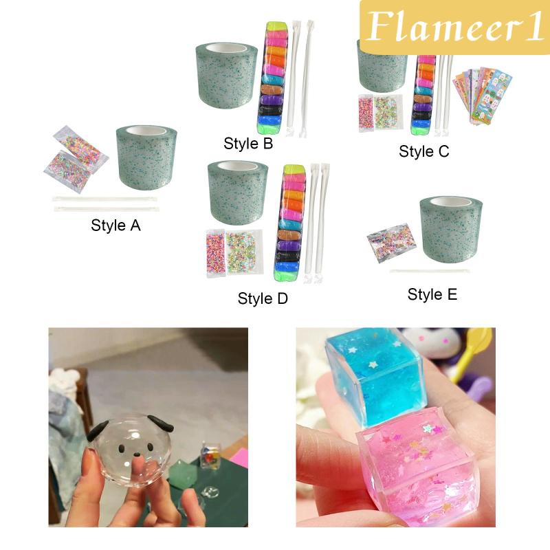 1] Cuộn Băng Keo Thổi Bong Bóng Độ Dính Cao Dùng Làm Đồ Thủ Công DIY Cho Bé Trai Bé Gái