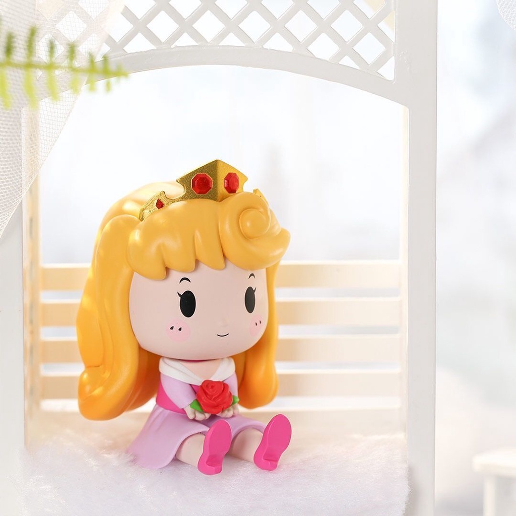 Set 6 Mô Hình Công Chúa Disney Xinh Xắn Dùng Để Trang Trí Bánh