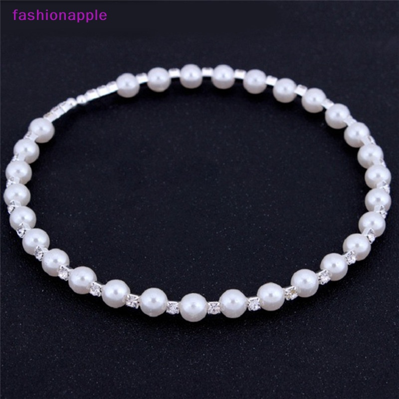 1 Bộ Trang Sức Ngọc Trai Nhân Tạo Cho Phù Dâu