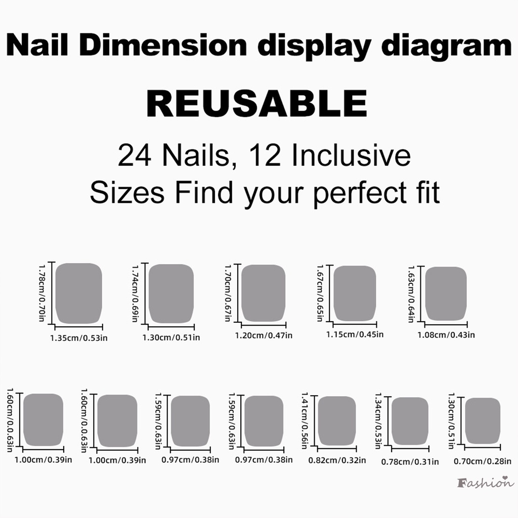 Móng Tay Giả Ngắn Mỏng Nhẹ Che Phủ Toàn Diện Màu Xanh Lá Bóng Bền Bỉ