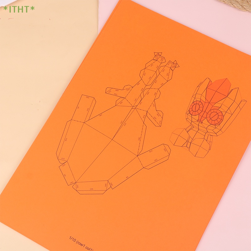 Mô Hình Nhân Vật Groot Olaf 3D Bằng Giấy Thủ Công Dùng Trang Trí Bàn Làm Việc Mới