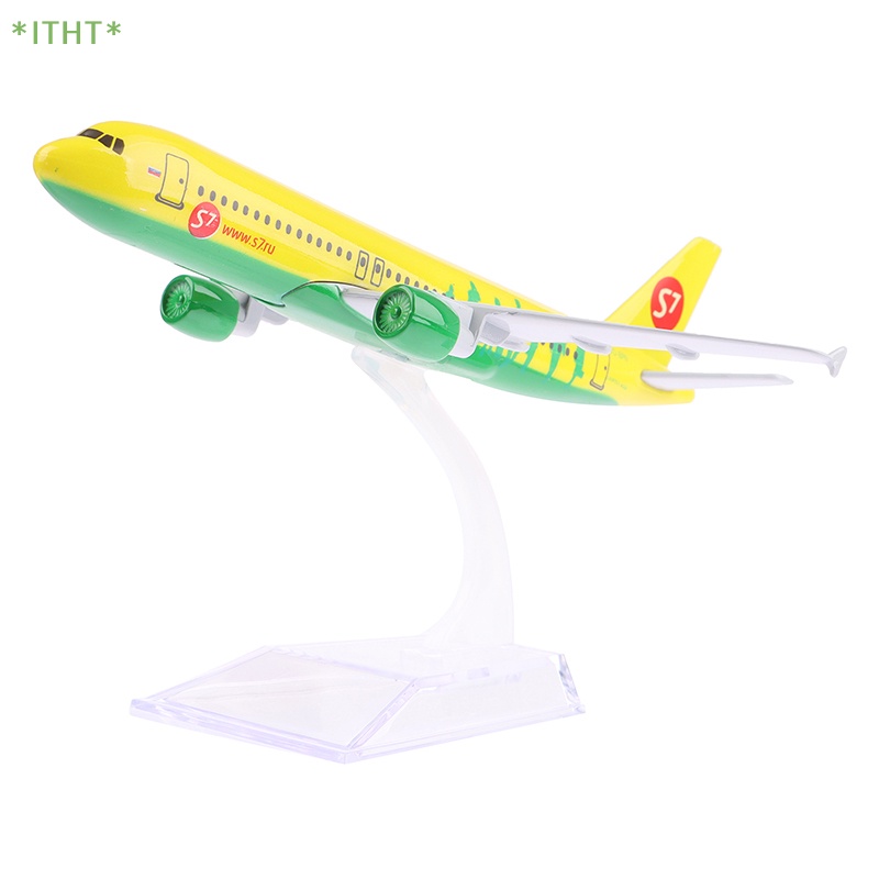 Mô Hình Máy Bay Siberia Airbus 320 Bằng Hợp Kim Tỉ Lệ 1 / 400 Mới
