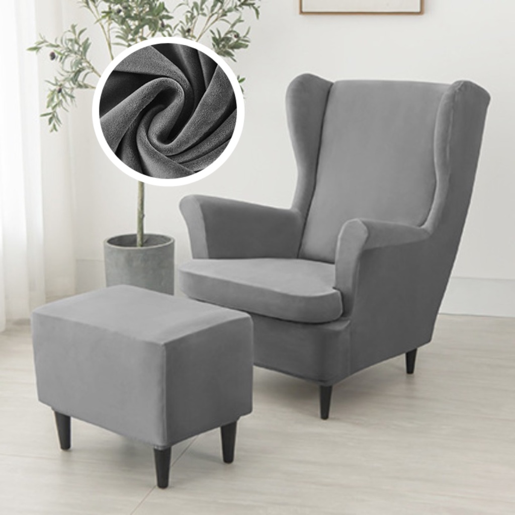 Vỏ Bọc Ghế Ngồi 1 Chỗ Ngồi Bằng Nhung Co Giãn Tiện Dụng