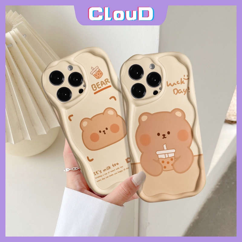 Ốp Điện Thoại Tpu Mềm Hình Gấu 3D Cho Vivo Y17 / 11 / 12I / 15 / 16 / 35 / 12S / 91 / 30 / 15A / 22S / 21S / 20I / 51A / 21 / 02 / 51 Y12 / 33S