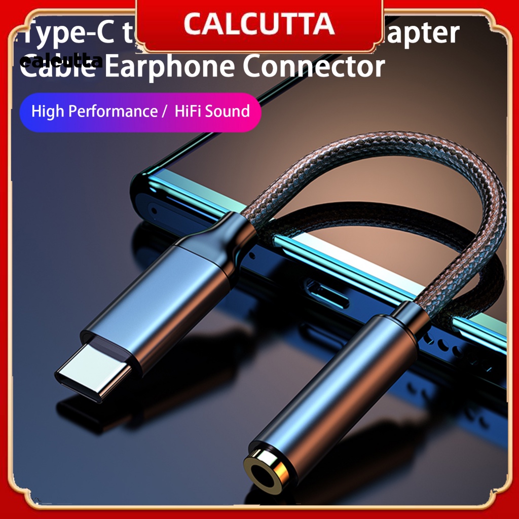 Dây Cáp Chuyển Đổi Tai Nghe Loại C Sang 3.5mm Cho Điện Thoại Thông Minh